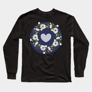 Flower Wreath Long Sleeve T-Shirt